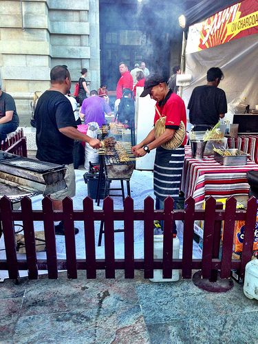 Satays at Twilight Markets