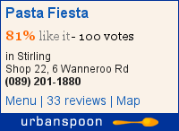 Pasta Fiesta on Urbanspoon
