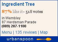 Ingredient Tree on Urbanspoon