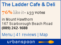 The Ladder Cafe & Deli on Urbanspoon