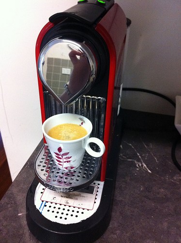 Nespresso Naora in the making