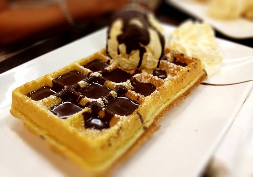 Chocolate waffle