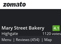 Mary Street Bakery Menu, Reviews, Photos, Location and Info - Zomato