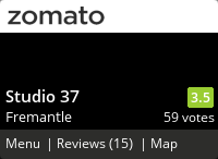 Studio 37 Menu, Reviews, Photos, Location and Info - Zomato