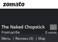 The Naked Chopstick Menu, Reviews, Photos, Location and Info - Zomato