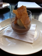 chocolate pannacotta @ bar one