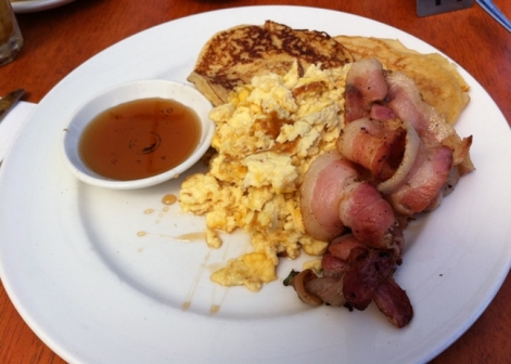 grizzly bear pancakes, wild fig cafe